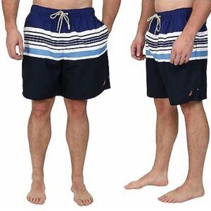 Nautica Striped Swim Trunks • size XL